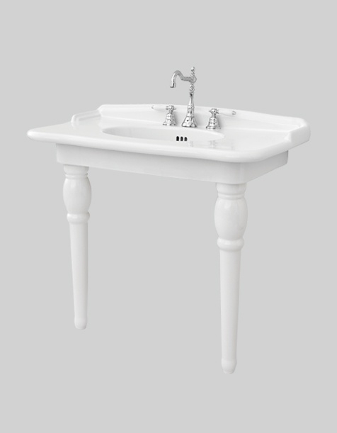 art-ceram-hermitage-hel005-hec003-lavabo-colonne-blanc image 1
