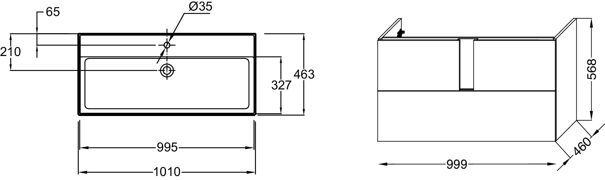 jacob-delafon-od-on-hector-ebp2456-meuble-vasque-100-cm-blanc image 4