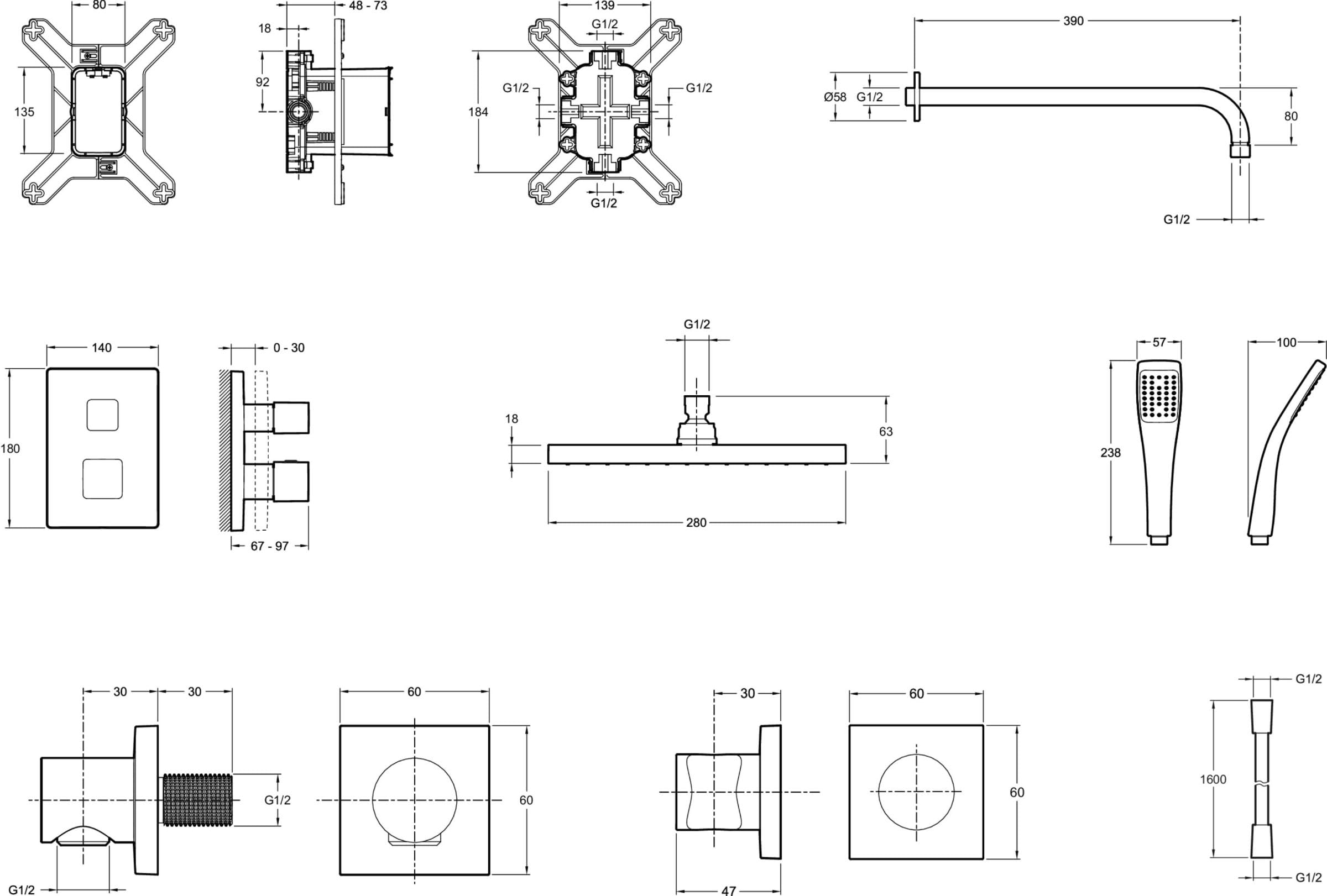 jacob-delafon-modulo-pack-douche-encastr-e-thermostatique-carr image 5