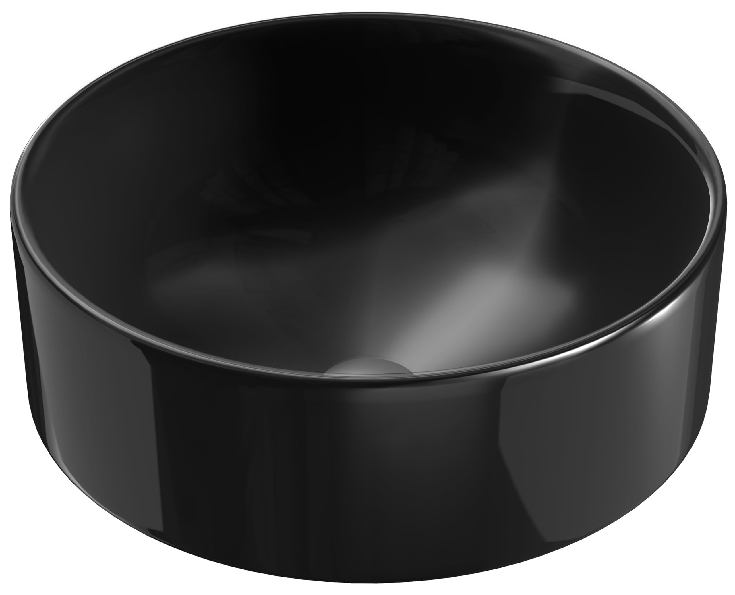 jacob-delafon-vox-vasque-poser-ronde-42cm-noir-brillant image 4