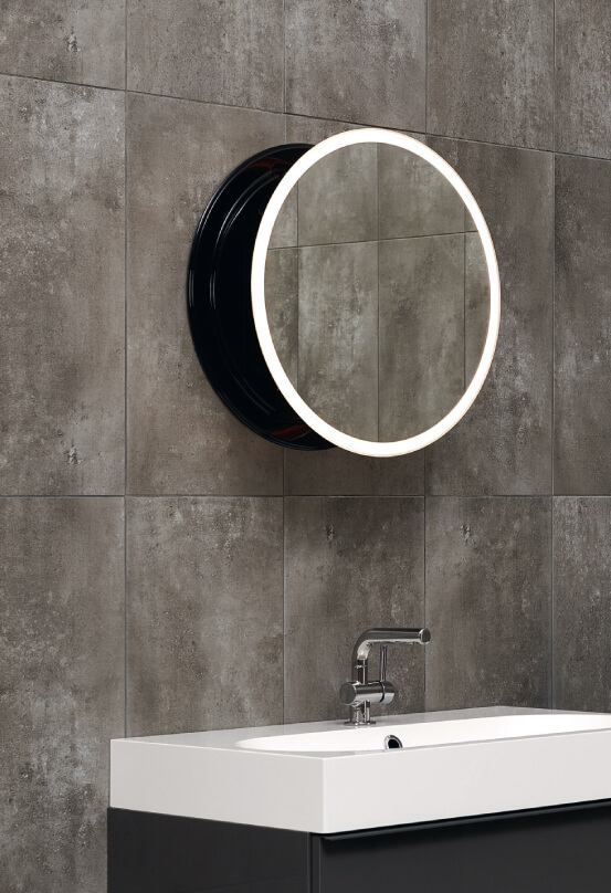 miior-mid-sun-miroir-extensible-led-rond-50-cm-noir image 3