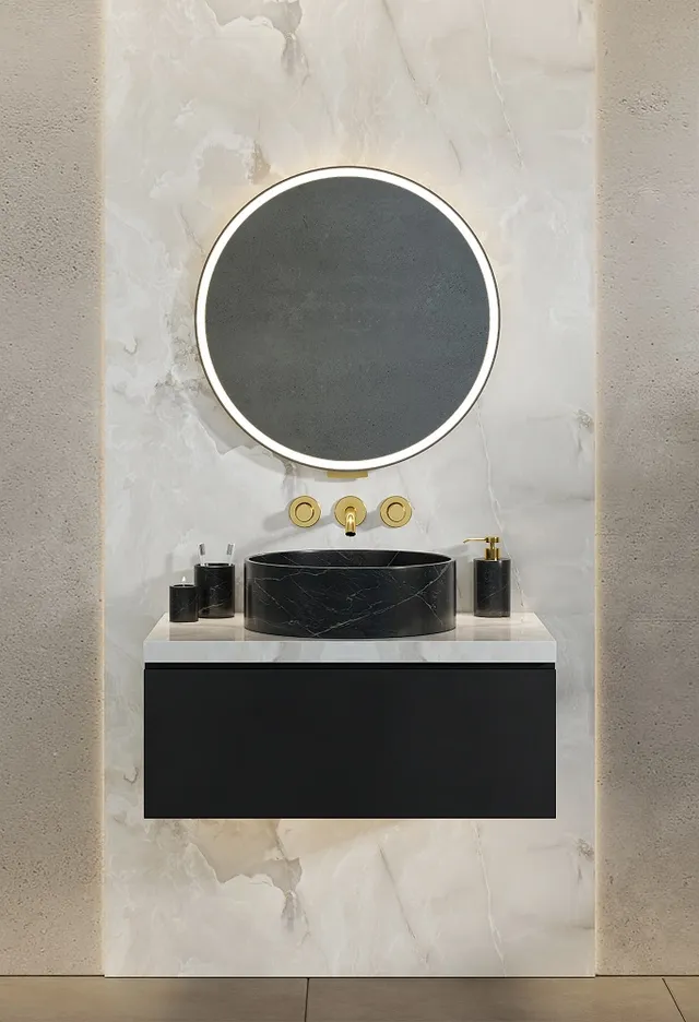 miior-trend-luna-60-miroir-extensible-led-blanc-mat image 1