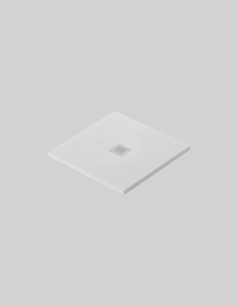 art-ceram-lapis-pdr029-receveur-80x80-blanc-carr image 1