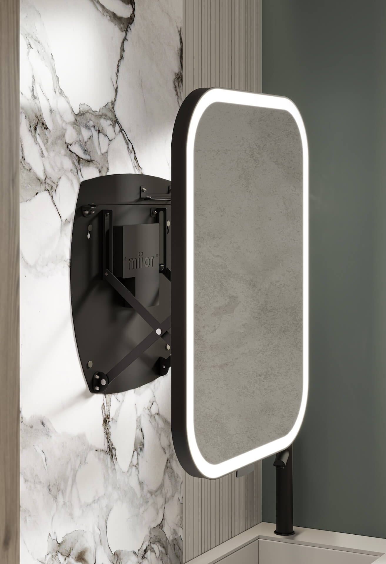 miior-trend-cor-6080-miroir-extensible-led-60x80 image 4