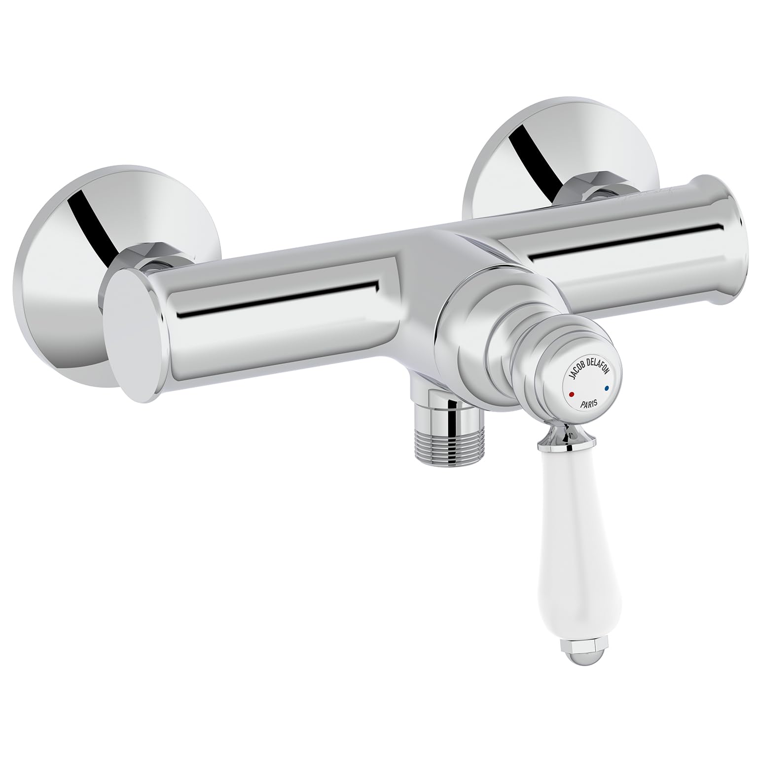 jacob-delafon-louise-mitigeur-douche-mural-chrome image 1