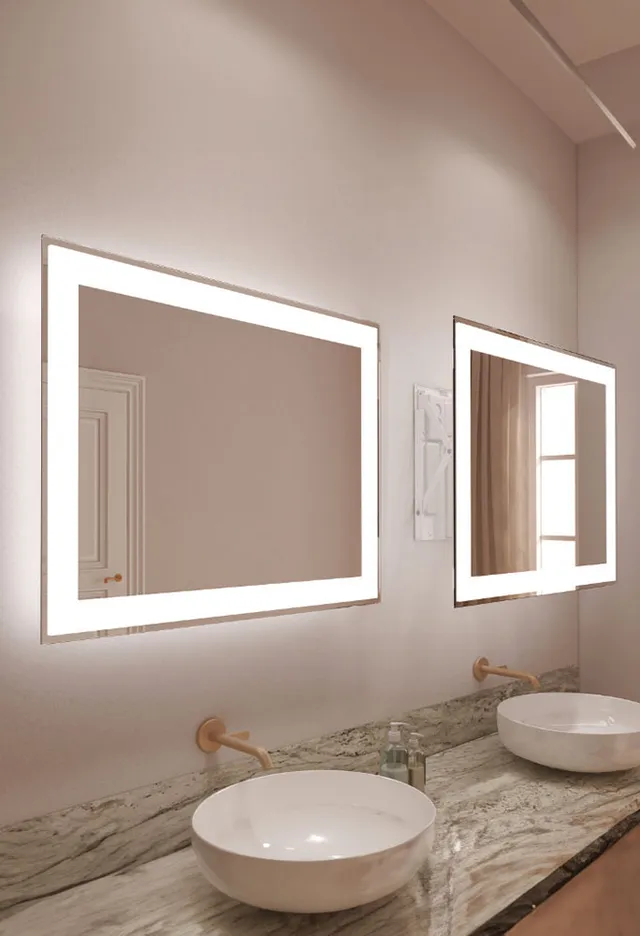 miior-mid-fit-6060-miroir-extensible-led-carr-60x60 image 1