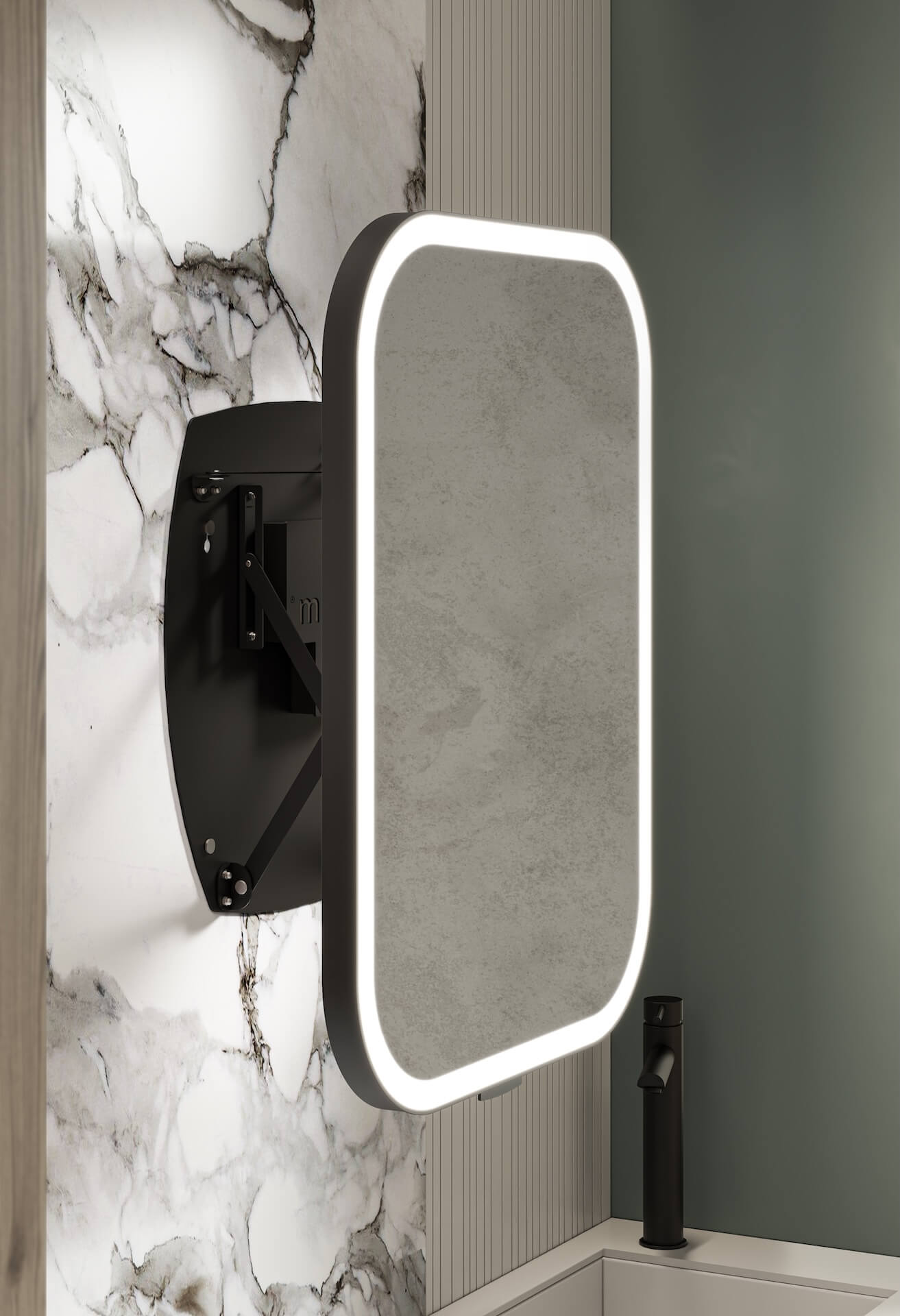 miior-trend-cor-6080-miroir-extensible-led-60x80 image 3
