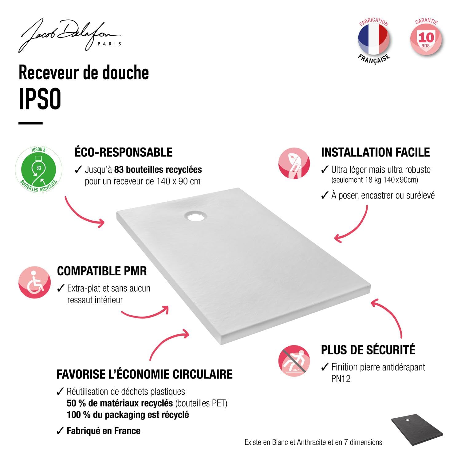 jacob-delafon-panolux-receveur-douche-120x80-gris-anthracite-antid-rapant image 5