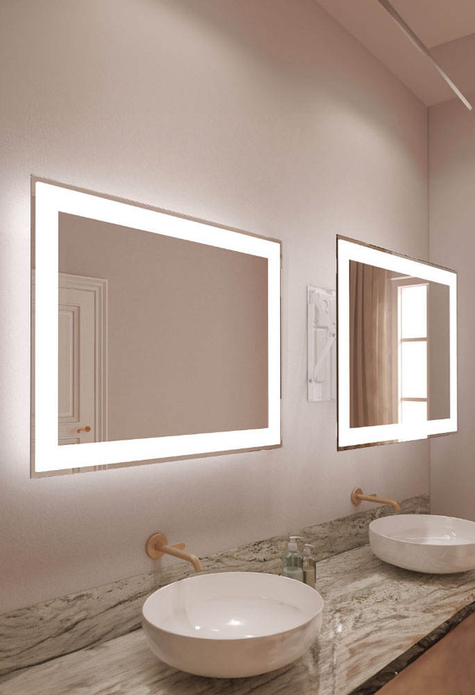 miior-mid-fit-6060-miroir-extensible-led-carr-60x60 image 1