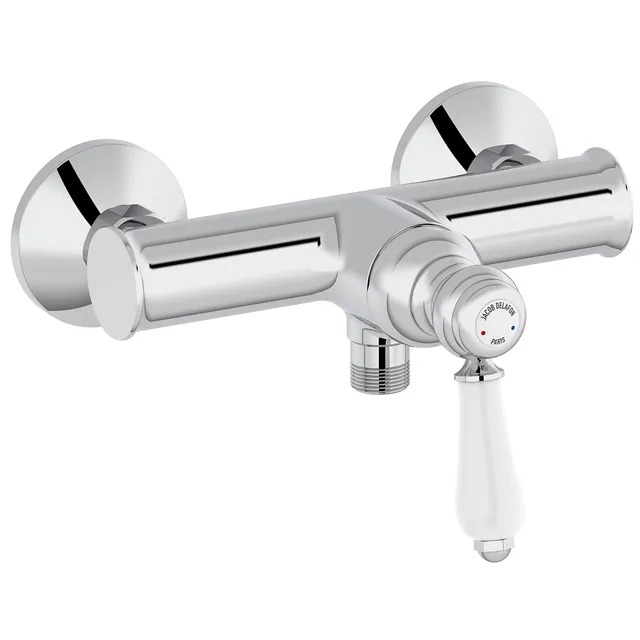 jacob-delafon-louise-mitigeur-douche-mural-chrome image 1