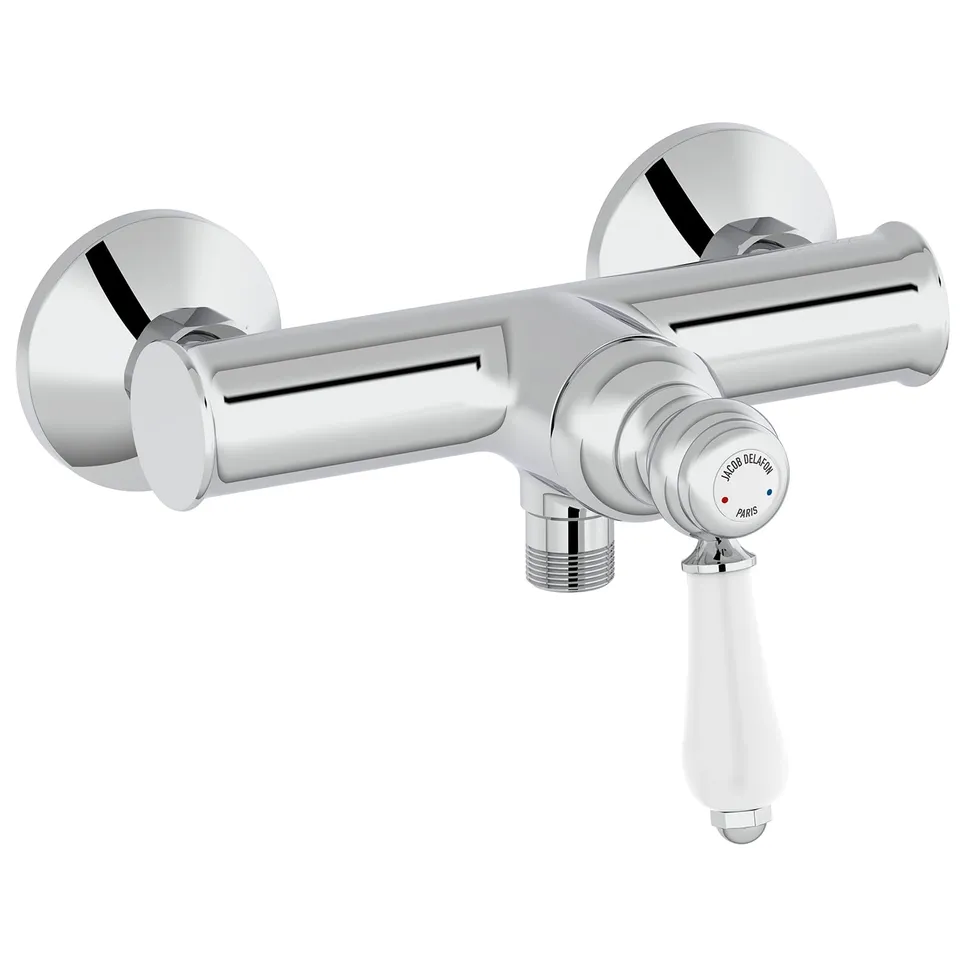 jacob-delafon-louise-mitigeur-douche-mural-chrome image 1