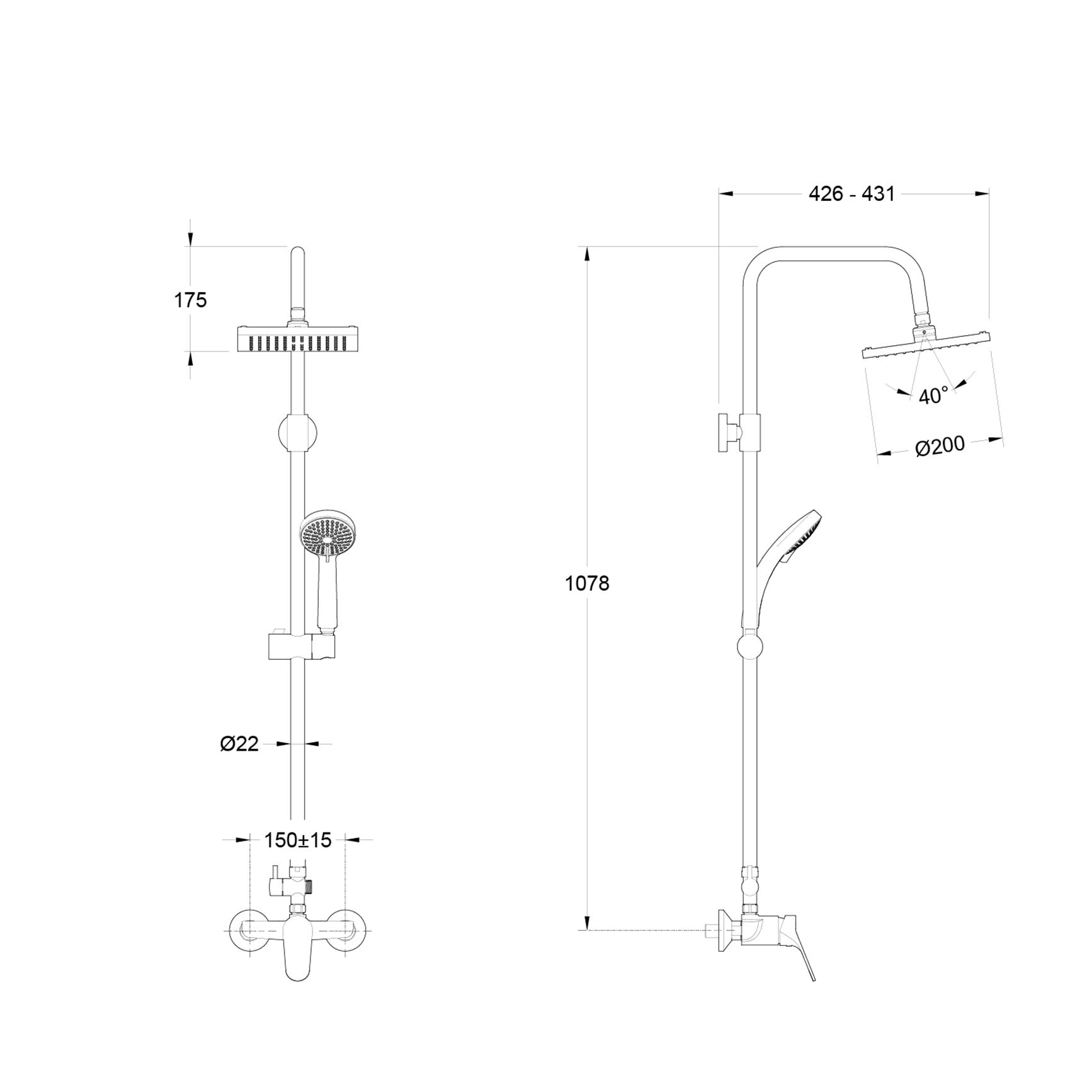 jacob-delafon-colette-colonne-douche-carr-e-20-cm-chrome image 7