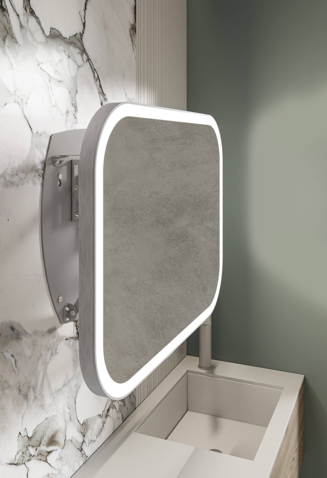 miior-trend-cor-8060-miroir-extensible-led-80x60-blanc image 3