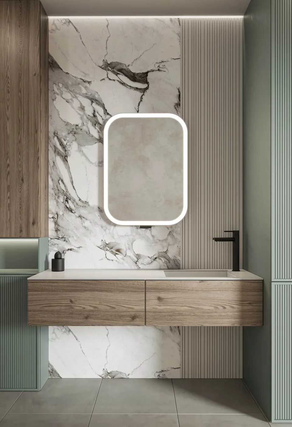 miior-trend-cor-6080-miroir-extensible-led-60x80 image 1