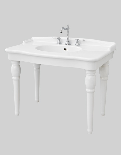 art-ceram-hermitage-hel004-hec003-lavabo-colonne-blanc image 1