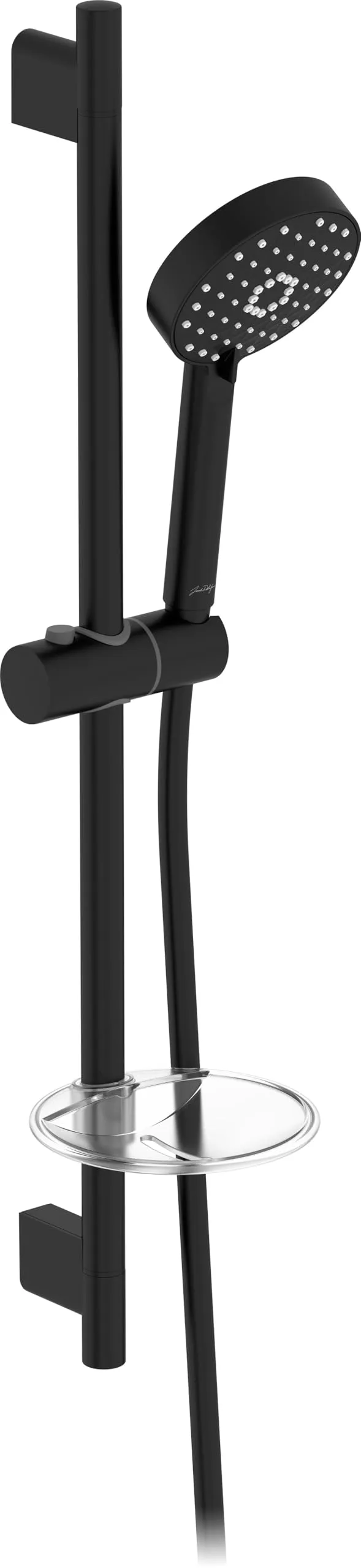 jacob-delafon-awaken-set-douche-barre-douchette-3-jets-noir-mat image 1