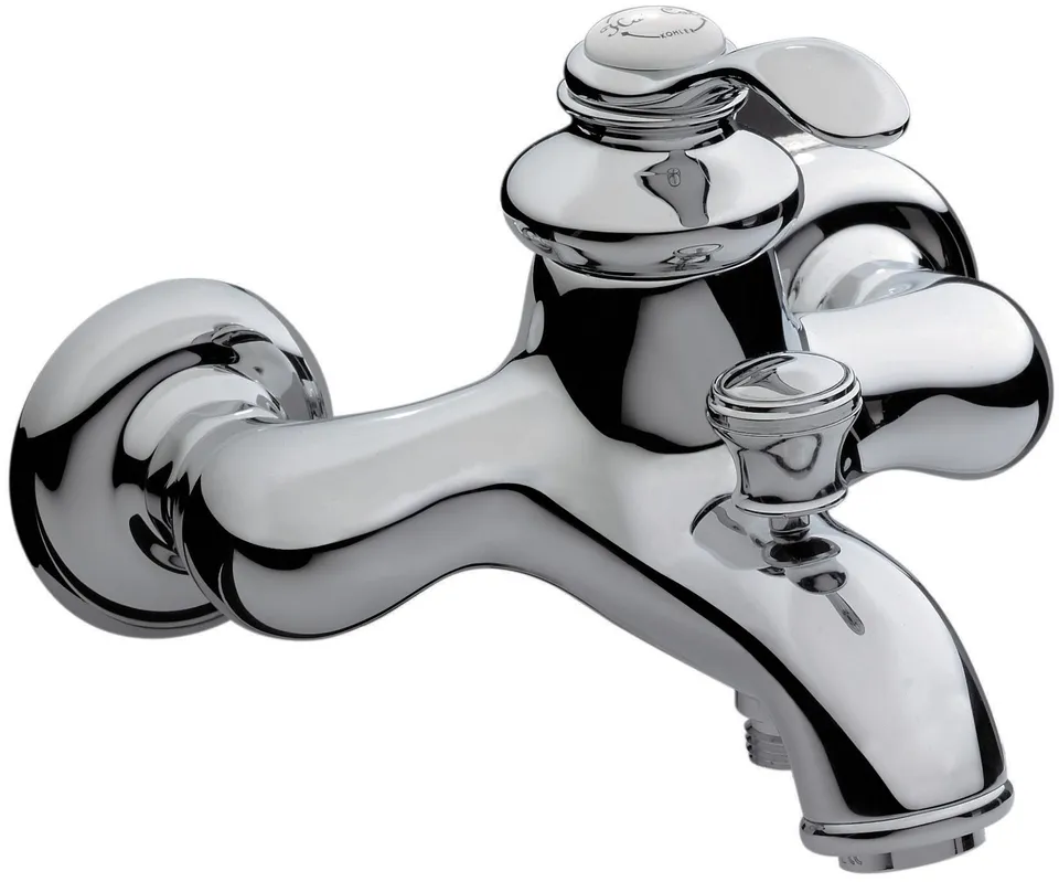 jacob-delafon-fairfax-mitigeur-bain-douche-mural-r-tro-chrome image 1