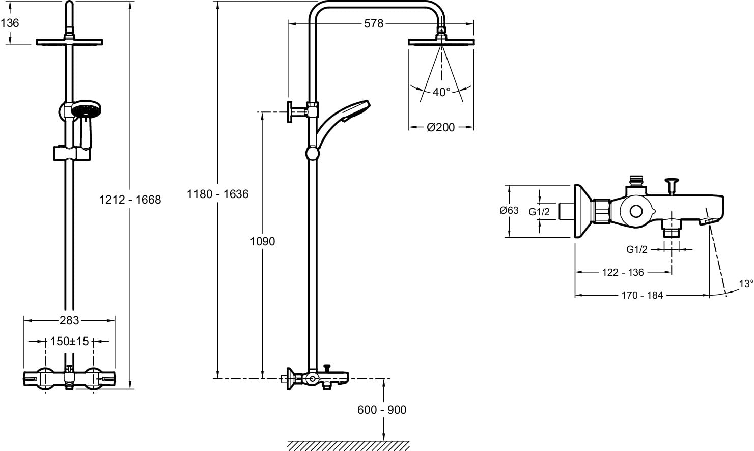 jacob-delafon-july-e99741-colonne-douche-thermostatique-chrome image 7