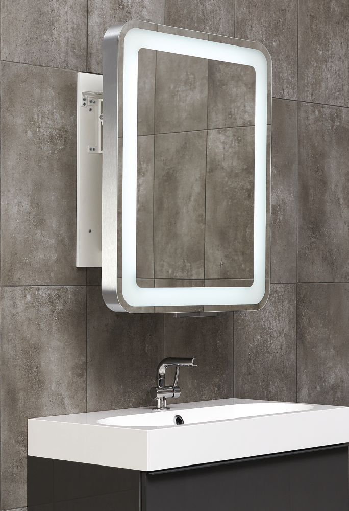 miior-smart-pol-miroir-coulissant-lumineux-blanc image 2