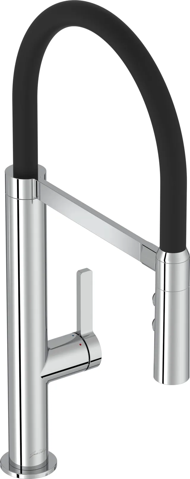 jacob-delafon-aleo-mitigeur-cuisine-style-chef-chrome-douchette image 1