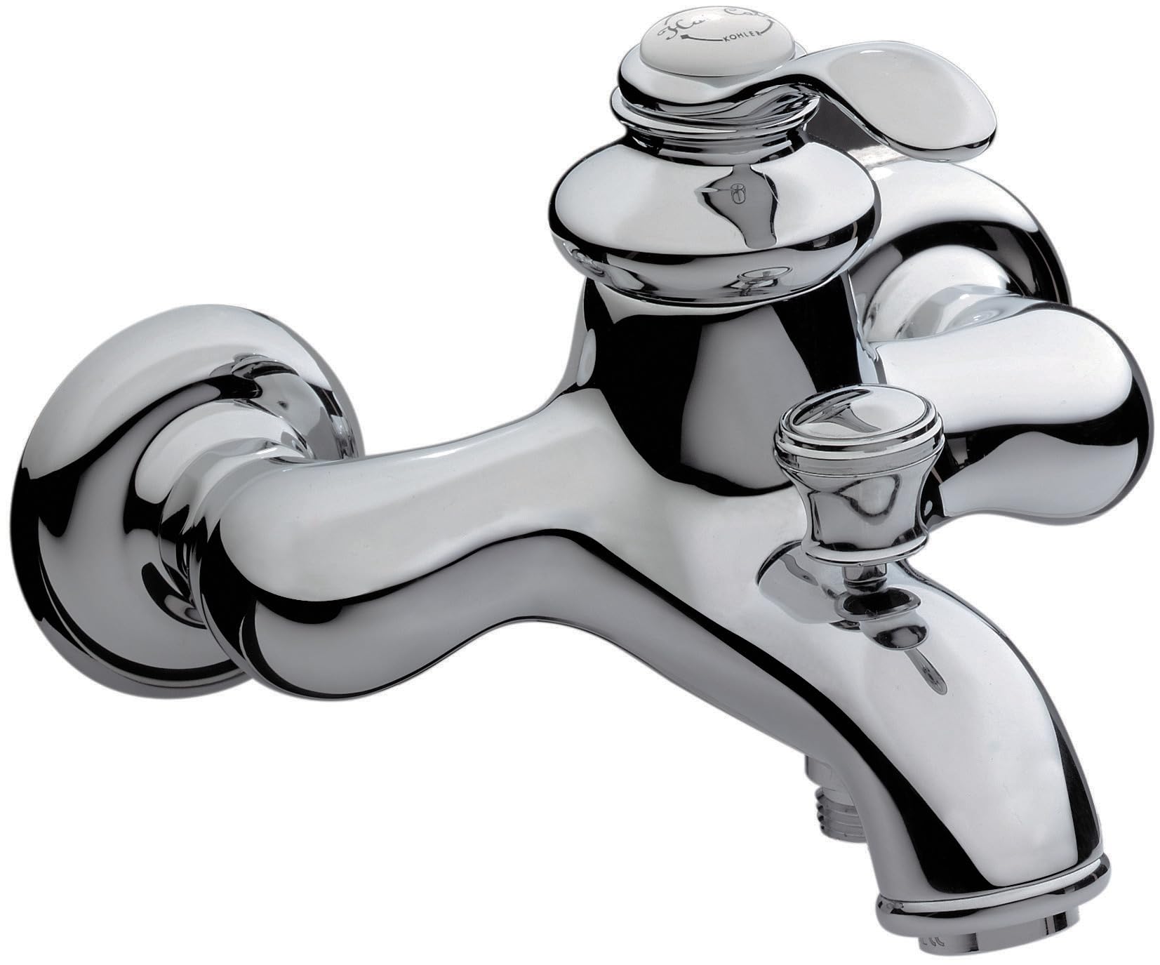 jacob-delafon-fairfax-mitigeur-bain-douche-mural-r-tro-chrome image 1