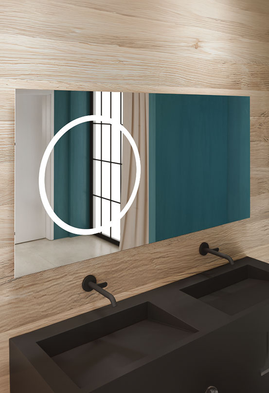 miior-loft-dot-plus-14070-miroir-extensible-led-noir image 1