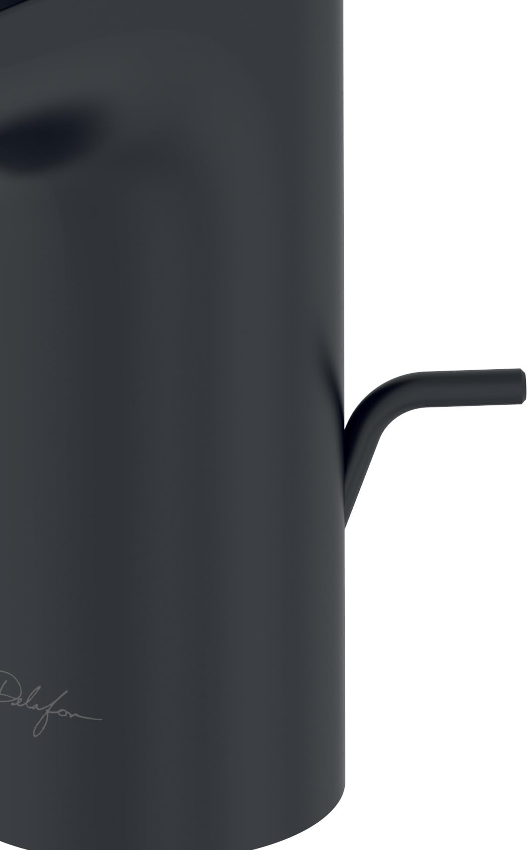 jacob-delafon-oscar-mitigeur-lavabo-noir-mat-avec-vidage image 2