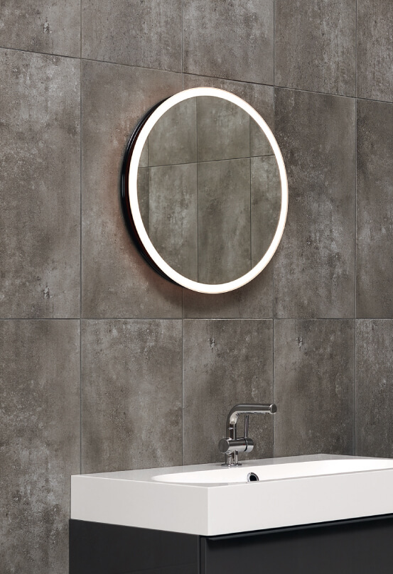 miior-mid-sun-miroir-extensible-led-rond-50-cm-noir image 2